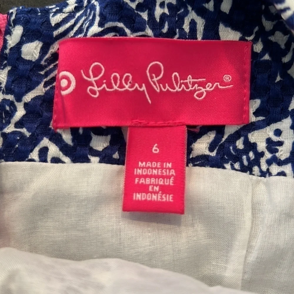 Lilly Pulitzer for Target Fish Print Upstream Print Shift SZ 6